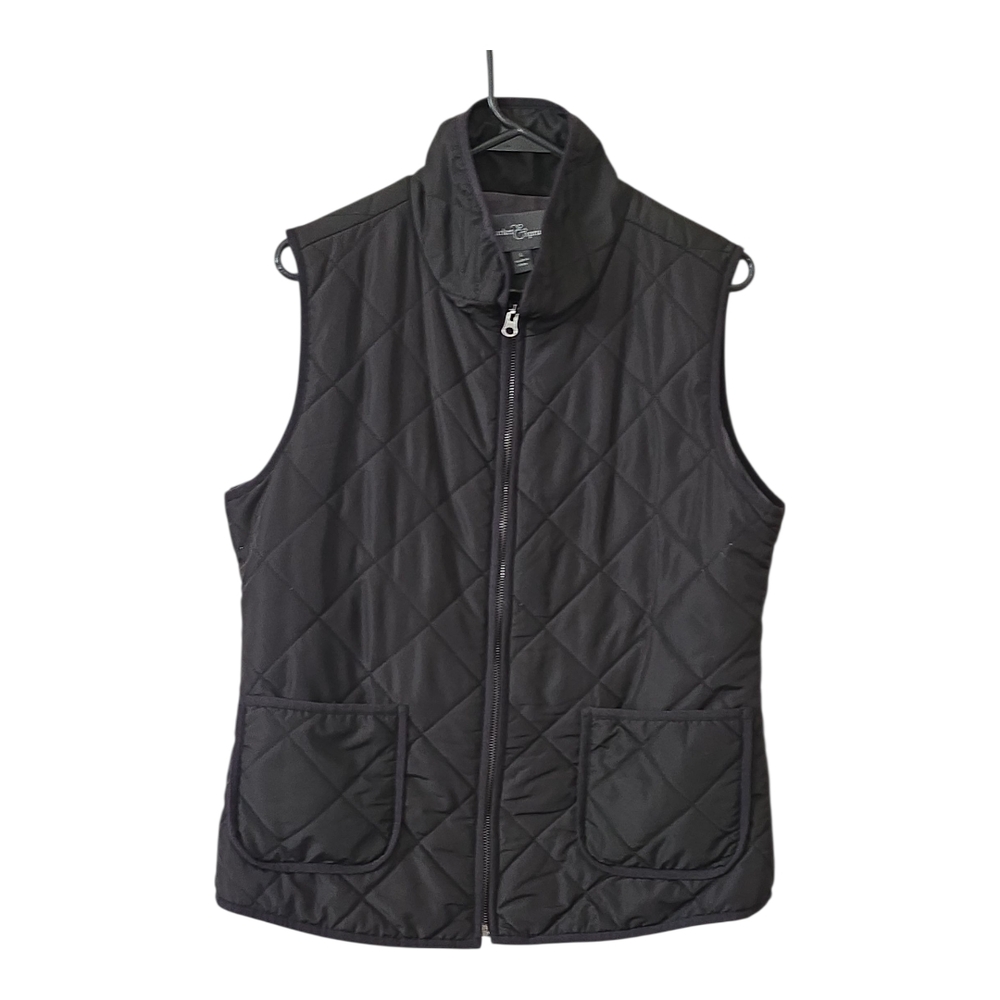 Market & Spruce Black Quilted Vest